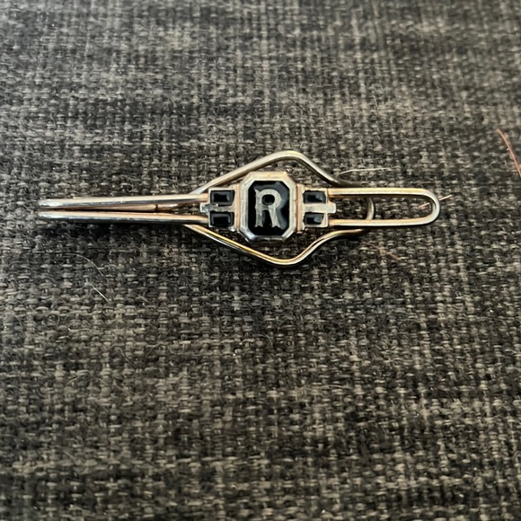 Beautiful vintage tie clip R - Picture 1 of 4